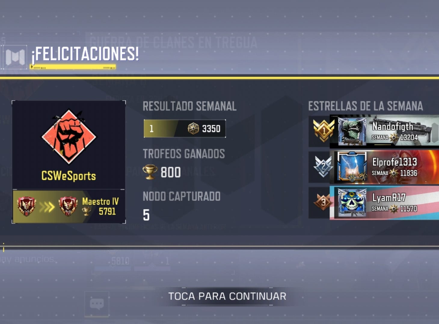Excelente fin de semana para la Rama eSports de la CSW